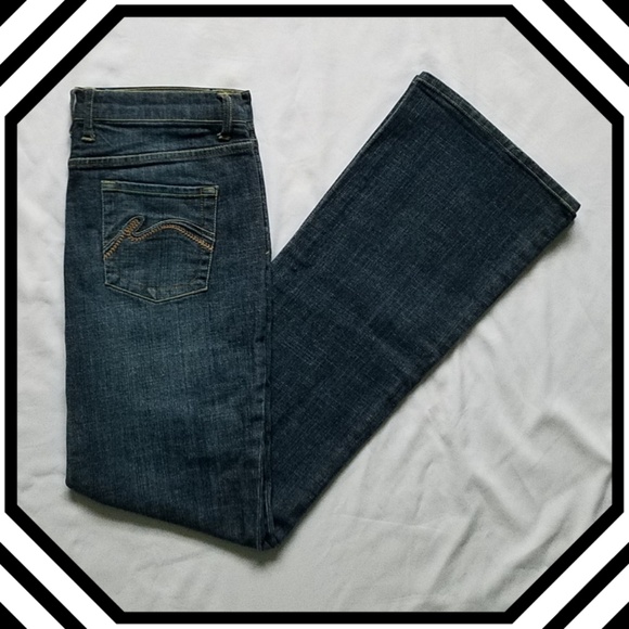 Route 66 Denim - Route 66 Medium Wash Mid Rise Boot Cut Jeans